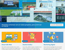 Tablet Screenshot of myrdesign.cl